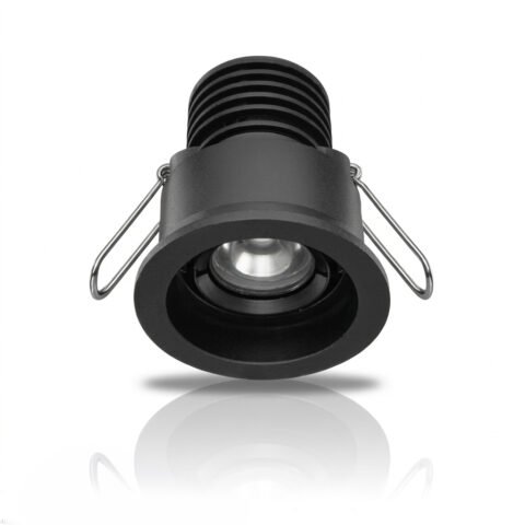 Recessed luminaires for exterior, fixed and directional