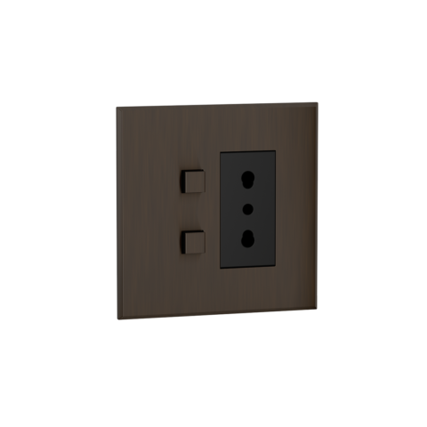 Switches and sockets plates for interior